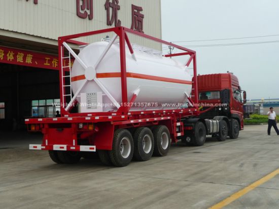Sihcl3, Ticl4, Sicl4, Pcl3, Nacn 20FT ISO Tank Container Class 3 Toxic Chemical Storage Pressure Vessel