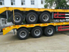 3 Axles Lowbed Trailer 45/60/80/100ton Gooseneck Low Platform Semi-Trailer (Low Bed Trailer Dimensions Truck)