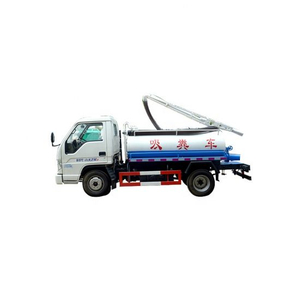 Septic Tank Truck Forland 3000 Liters Mini Fecal Suction Truck Vacuum Tanker Sewer Cleaner