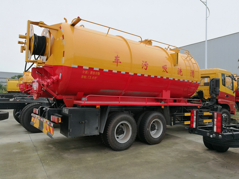 20000L Vacuum Sewage Tanker Truck with High Pressure VAC Pump Water Ring Type 30cbm/Min Suction Cesspool Sludge Sewer Waste Vacuum Suction