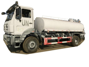 Beiben Truck 1629 Water Bowser Offroad Military 4X4 -4X2 Good for Rought Road Transport Drinking Water Steel Tank Inner Lined Plastic