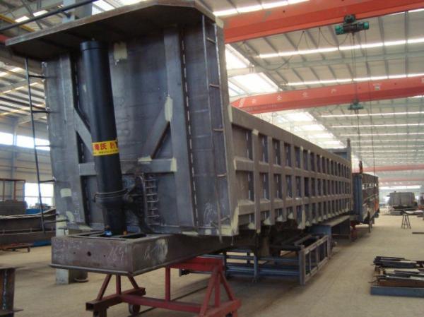 Tipper Trailer 24cbm Bucket Dumper (40Ton Truck Trailer)