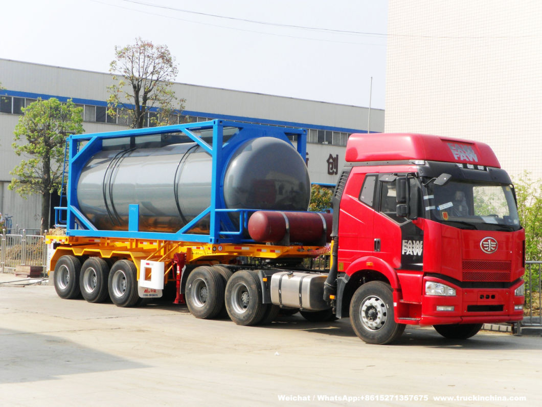 20FT Frame Swap Tank (Stainless Steel ISO Tank Container 25000Liters Yellow Phosphorus)