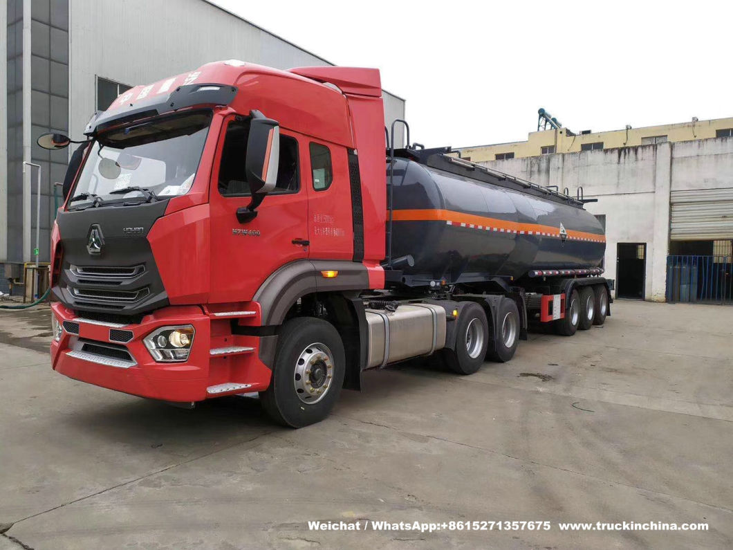 3 Axles Hydrochloric Acid Tanker 29500L HCl Tanks