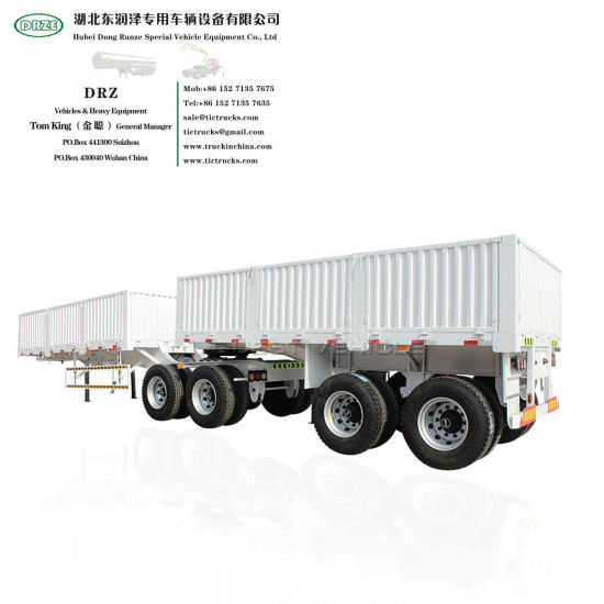 Customized 4 -6 Axles Double Dolly Full Trailer with 5th Wheels (Interlink Trailer Combination 2 Trailers)