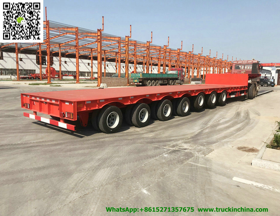 Multi Axle Steering Axle Low Bed Trailer (5-6 Axles Hydraulic Modular)