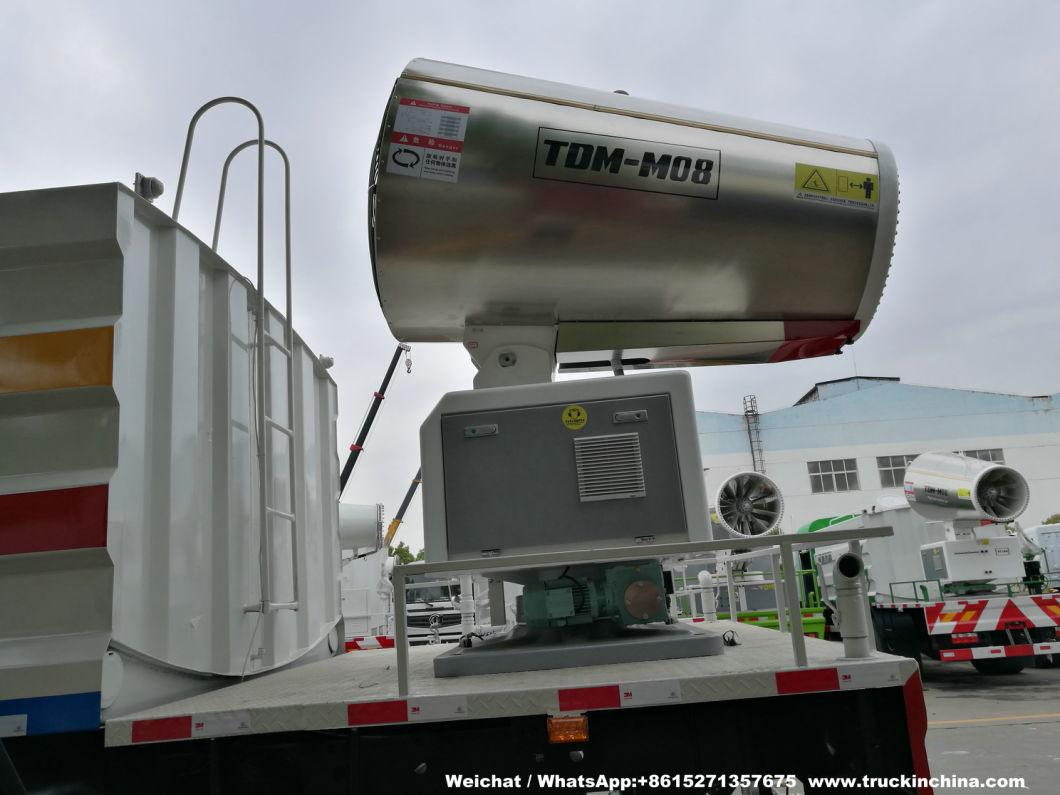Pm2.5 Mine Dust Control Water Tanker Mounted with 80m -100m TDM Fogging Spray Machine