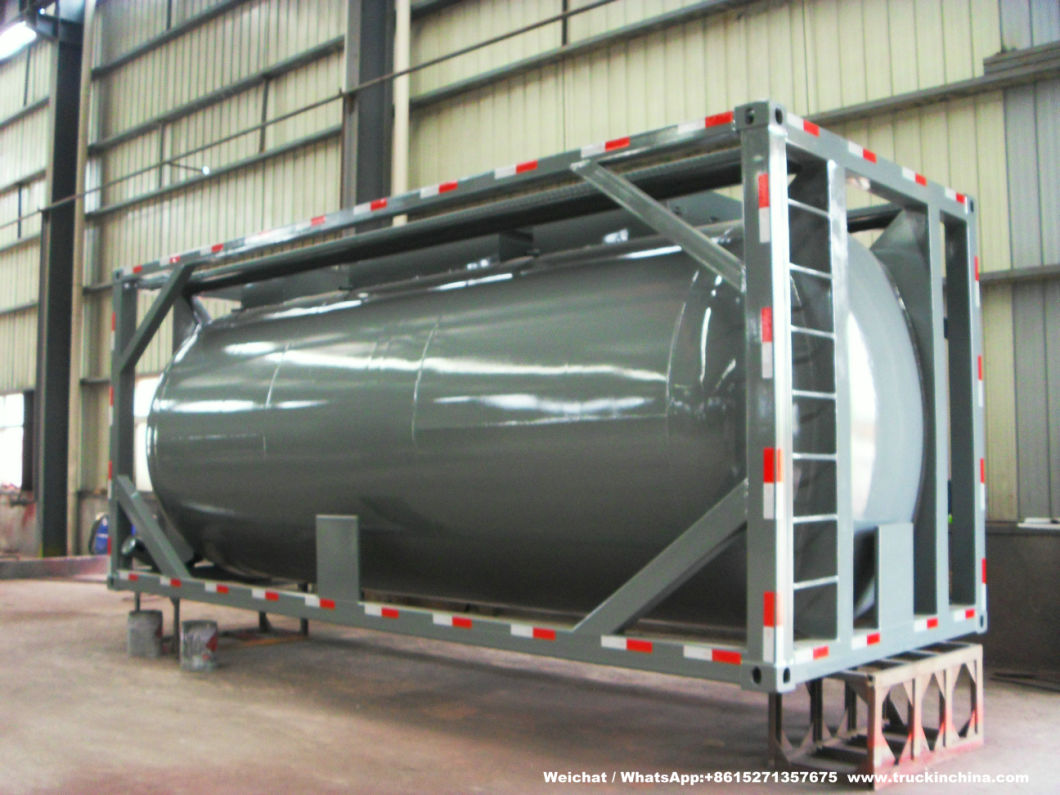 Class 3 Toxic Chemical Isotank (30FT Tank Container) for Trichlorosilane Sihcl3 Sicl4 Ticl4 Pcl3 25cbm-30cbm