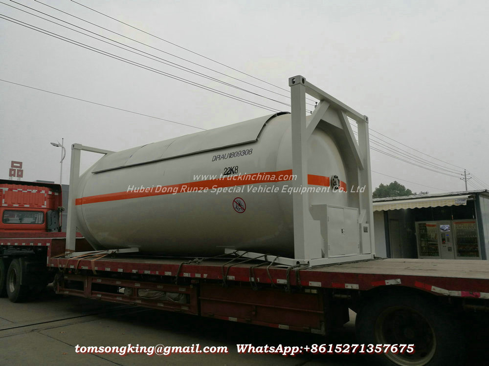 20FT Pressure Tank Container For Liquid Ammonia Un1005 Liquid Nh3