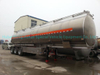 Aluminum Alloy Tanker Trailer 40kl for Diesel, Oil, Gasoline, Kerosene Road Transport with 3 BPW Axles