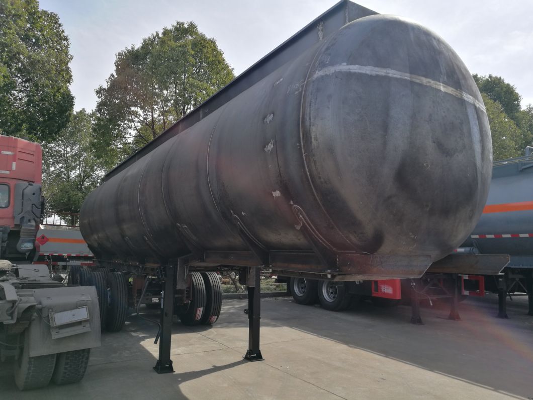Sodium Hydroxide Tank Semi-Trailer 3 Axles 20000liters, 32000liters Steel Tank Lined LLDPE