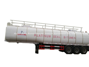 Hot Liquid Asphalt Tanker Trailer Truck 50, 000 Liters with Two Burner Heater Insulation Layer for Transport Bitumen, Liquid Asphalt, Coal Tar Oil, Crude Oil