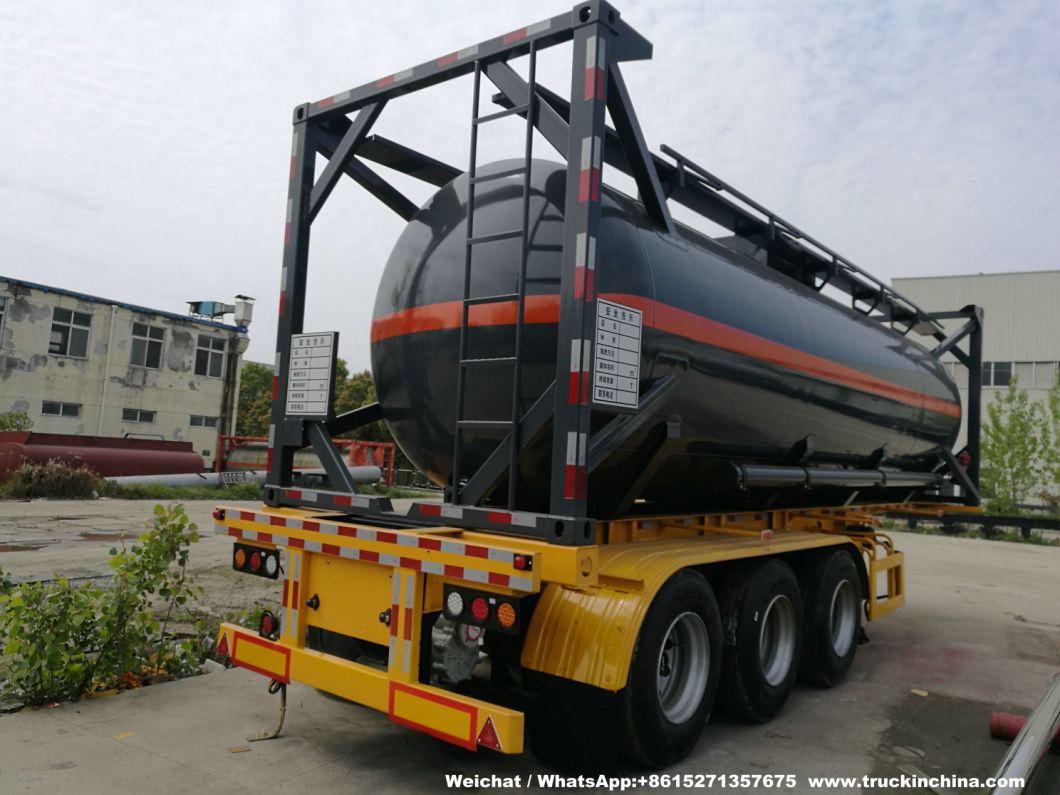 Customized Sodium Hypochlorite Tank Container 30FT Naclo (LDPE Lined Tank Container)