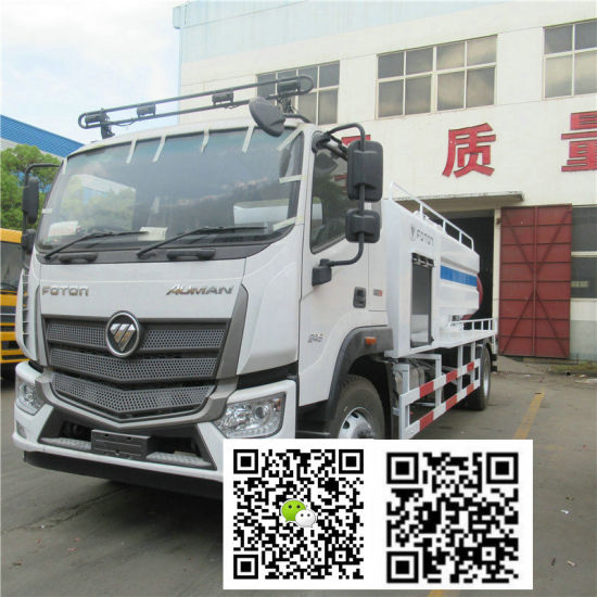 Foton Sewer High Pressure Jetting Combined Vacuum Pump Suction Truck (10m3 -12 m3 Right Hand Drive EURO 5 Sewage Cleaning Tanker)