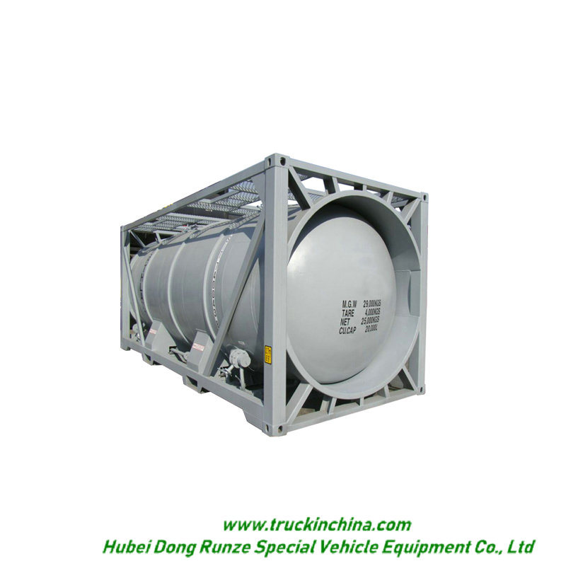 20FT Bulk Cement ISO Tank Container Customizing Transport Plaster Powder, Cement, Flyash Bulk Cement (ISO Tank)