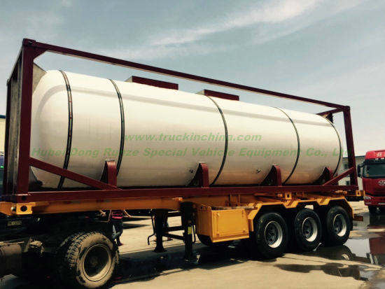 30FT T 4, T7 Syrup Tank Container for Food Products Stainless Steel Imo Equipped with Insulation Heating by Steam Test Pressure 0.4MPa (40bar)