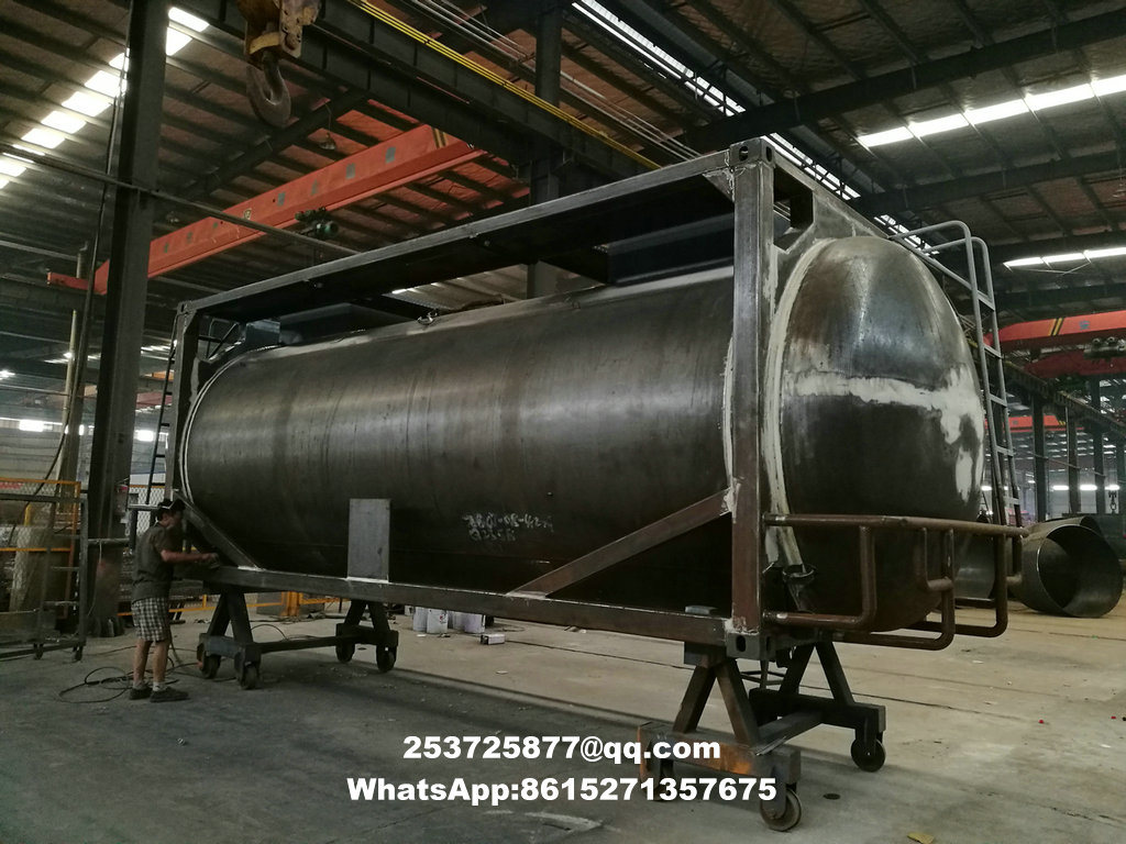 Chemline Lined Tank Customized Swap Body (ISOTANK) for Transport Strongly Acidic Hydrochloric Acid, Sodium Hypochlorite (HCl, NaOH, NaCLO, HF, H3PO4)
