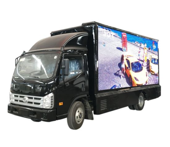 P6 Outdoor Mobile LED Billboard Truck Forland (Vehicle Mounted LED Screen) for Advertising P8. P10 Full Color Screen, 4800X2080mm
