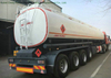 Steel Fuel Tanker Semi-Trailer 4 Axles Tank Capacity 55000L to 72000L (Crude Oil, Diesel, Gasoline)