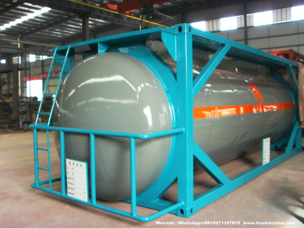 Swap Isotank Phosphorus Tank Container with Steam Heating for Un 1381, Phosphorus White or Yellow, Under Water or in Solution