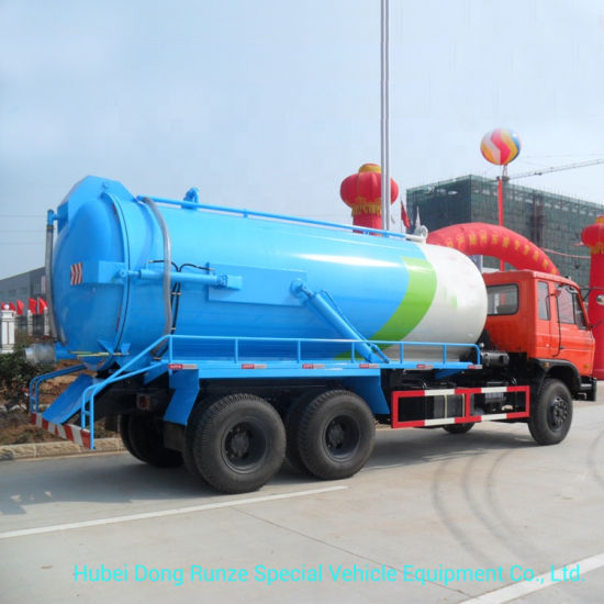 Dongfeng Sewage Tanker Truck 18000liters VAC Tank for Sewer Sucking Septic LHD. Rhd 6X4.6X6