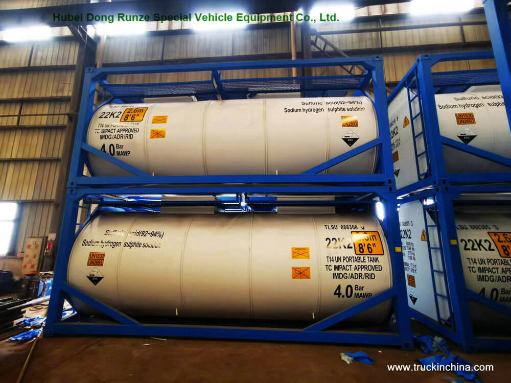 T14 ISOTANK sulfirc acid tank containers (21) T14 ISOTANK sulfirc acid tank containers (21)