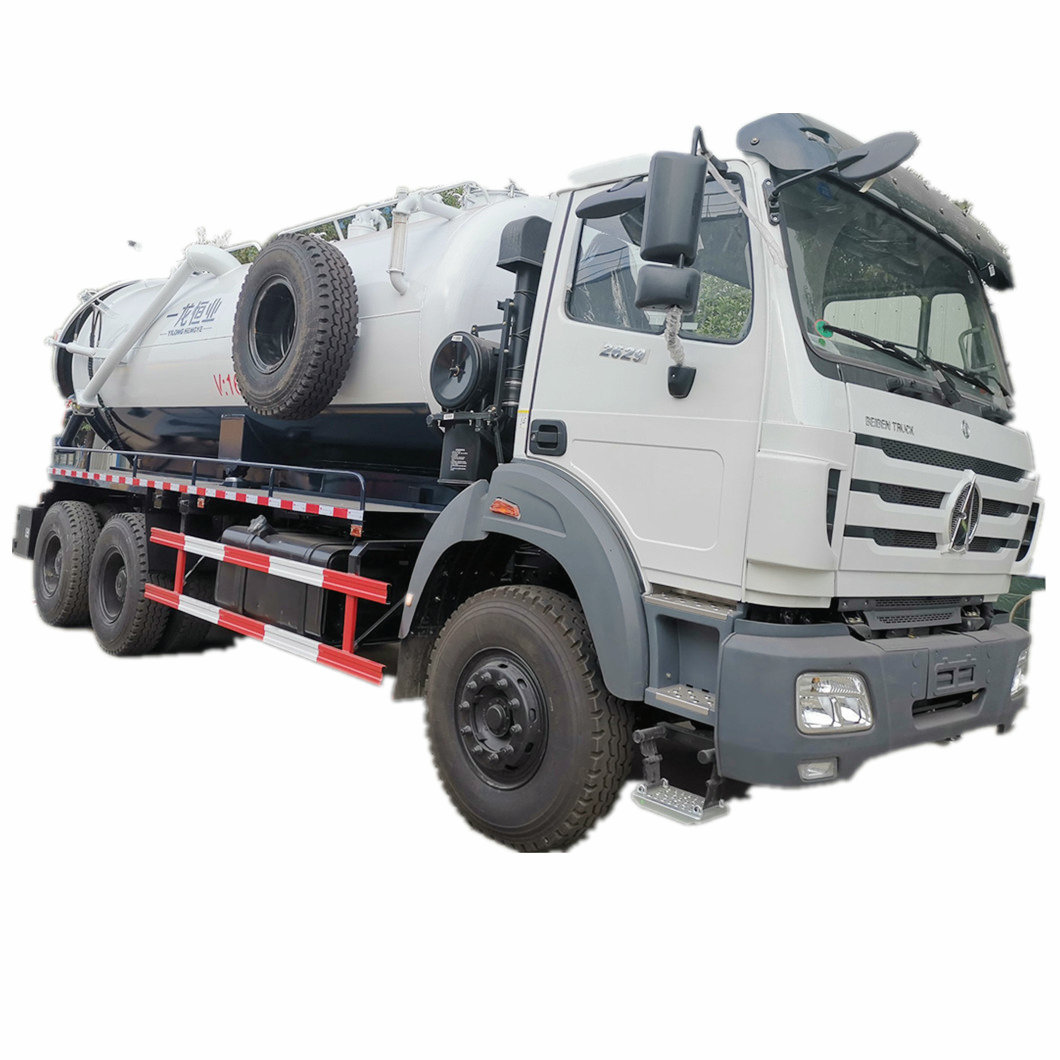 North Benz Heavy Duty 16000liters Sewage Disposal Vacuum Tanker Truck 2629