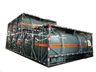 20FT ISO HCL Acid Tank Container 21cbm For Vietnam Chemical Factory Acid Trailer Transportation