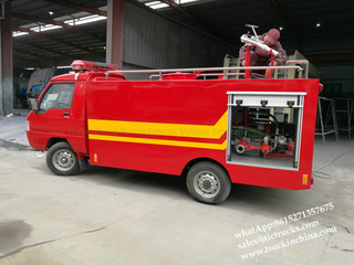 Portable pump fire fighting truck 1000L