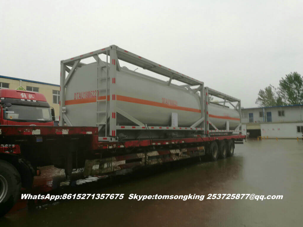 Steel lined PE ISO tank -87 Steel lined PE ISO tank -87