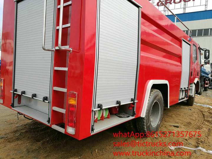 Fire fighting FAW J6 Fire Pump Truck 8000L EURO 5
