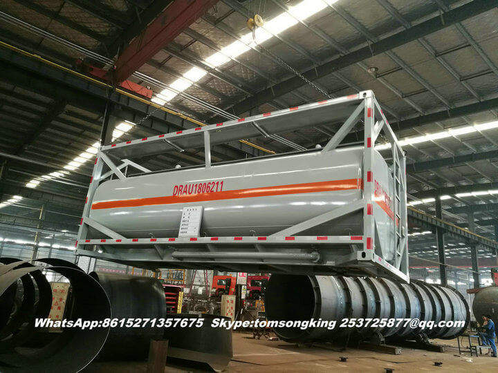 Steel lined PE ISO tank -10_0006 Steel lined PE ISO tank -10_0006