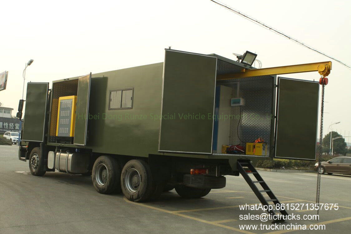  HOWO Vehicle Mobile Workshop 6x4 