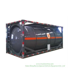 20FT ISOTank Container For Sodium Hypochlorite Solution 18KL -21KL HCL , NaOH (max 50%), NaCLO (max 10%), H2SO4(60%,98%) ,HF 