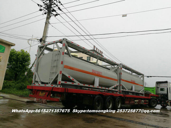 Steel lined PE ISO tank -73 Steel lined PE ISO tank -73