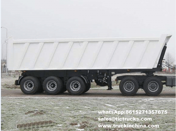 Dump Semi-trailer 3 axles Air suspension