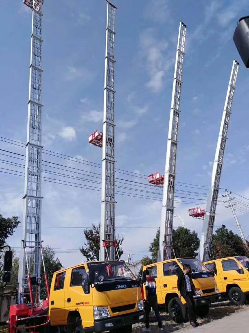 Truck Mounted Telescopic Ladder Truck 2 Truck Mounted Telescopic Ladder Truck 2