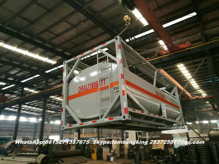 Steel lined PE ISO tank -11 Steel lined PE ISO tank -11