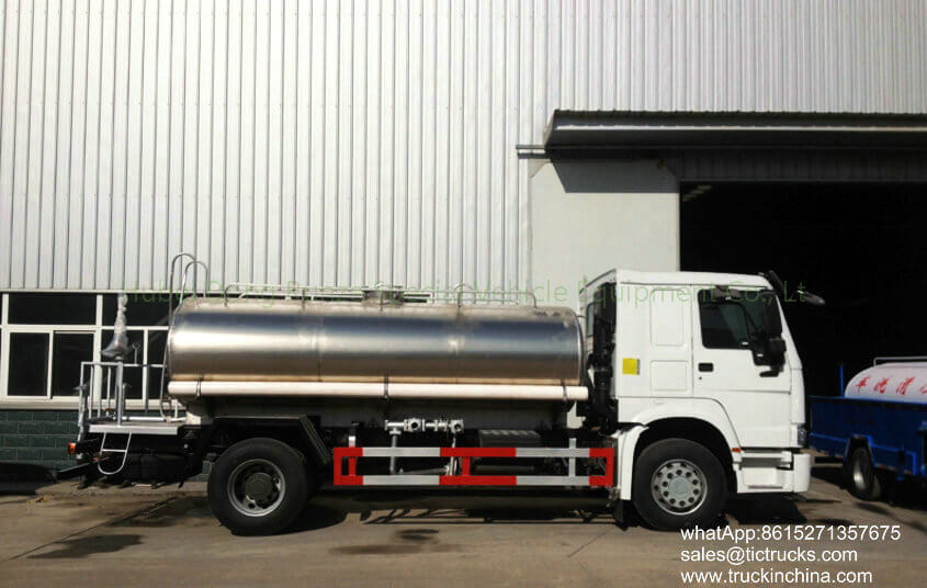 Sinotruk HOWO stainless steel water truck 10000L-15000L