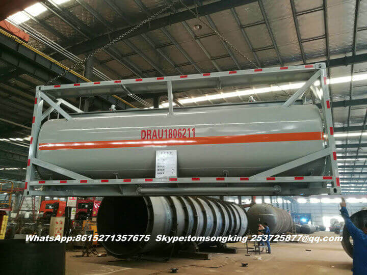 Steel lined PE ISO tank -95 Steel lined PE ISO tank -95