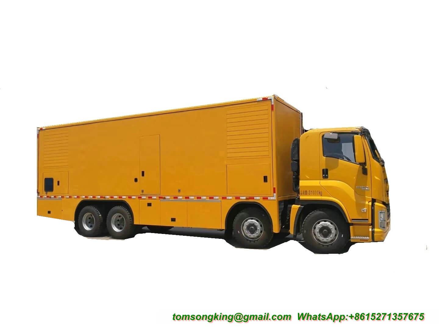 ISUZU Emergency Mobile Generator Truck GIGA 460HP 12 wheels 500KVA -1000kw