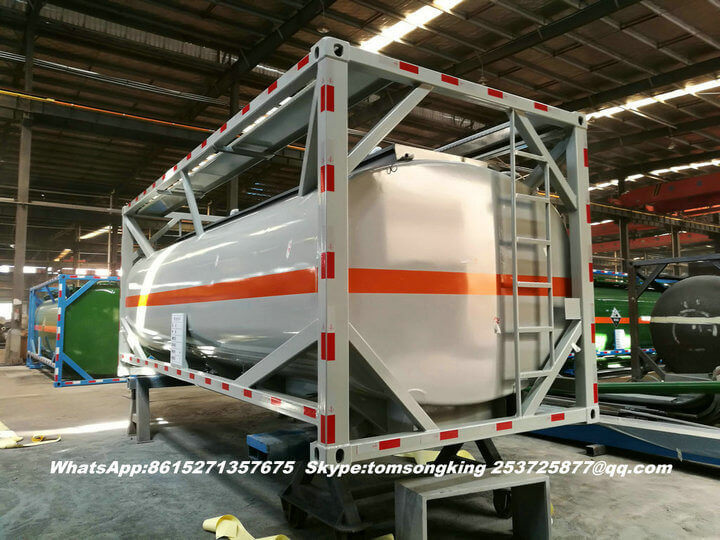 Steel lined PE ISO tank -022 Steel lined PE ISO tank -022