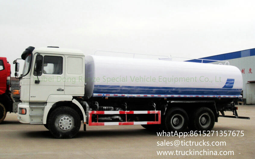  F2000 Shacman 10 wheels water Tanker Vehicle 20000L