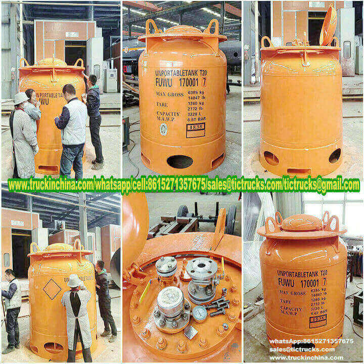 T20 Medium bulk containers UN1838 Titanium Tetrachloride Portable Tank