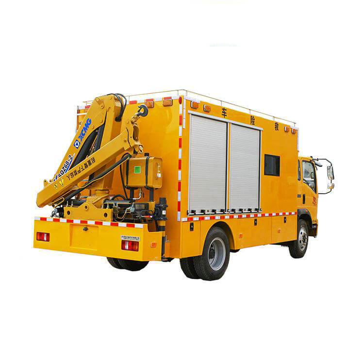  HOWO Emergency Rescue Vehicle with Crane For Engineering