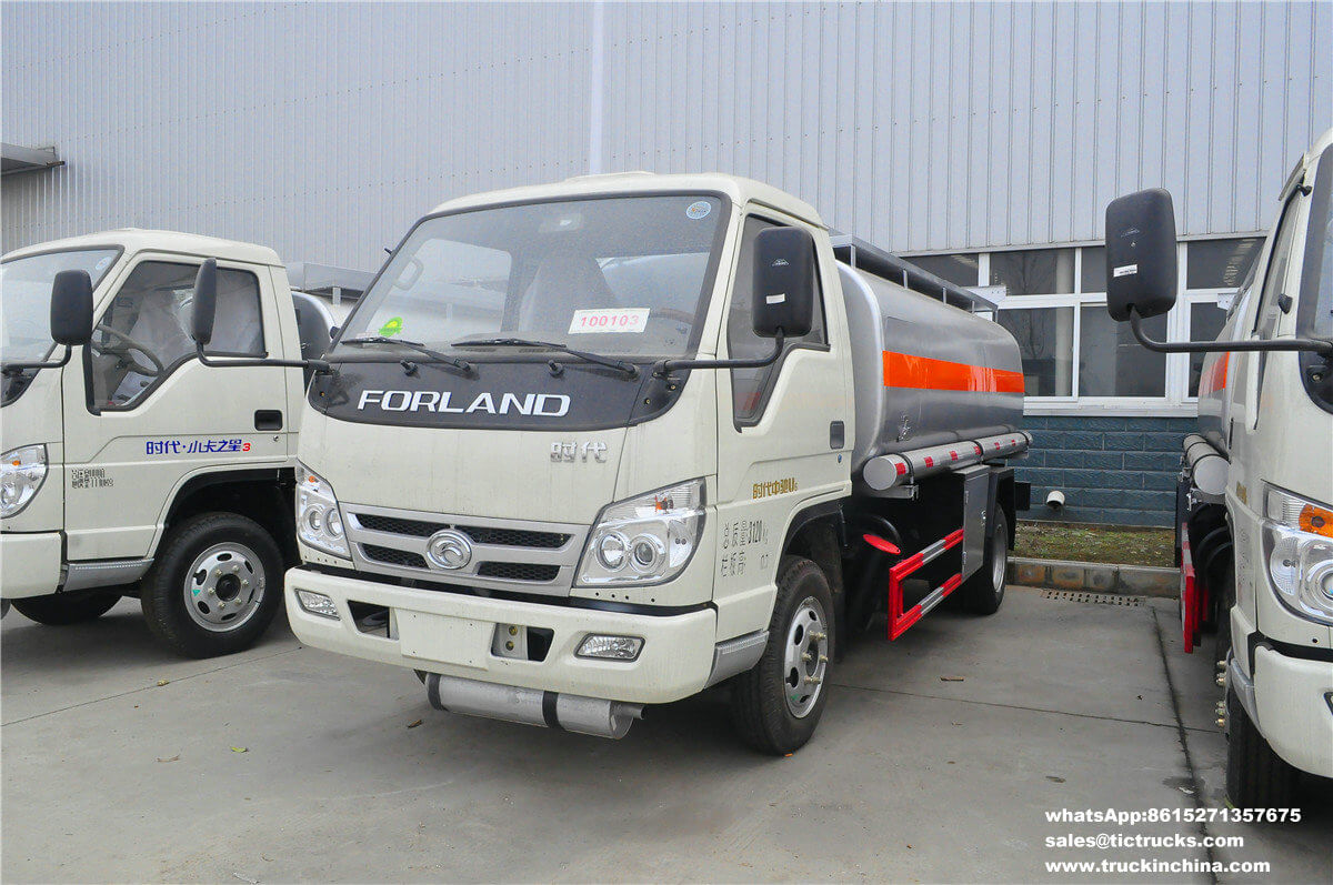 Forland 4x2 RHD Aluminium refueling vehicle 5CBM