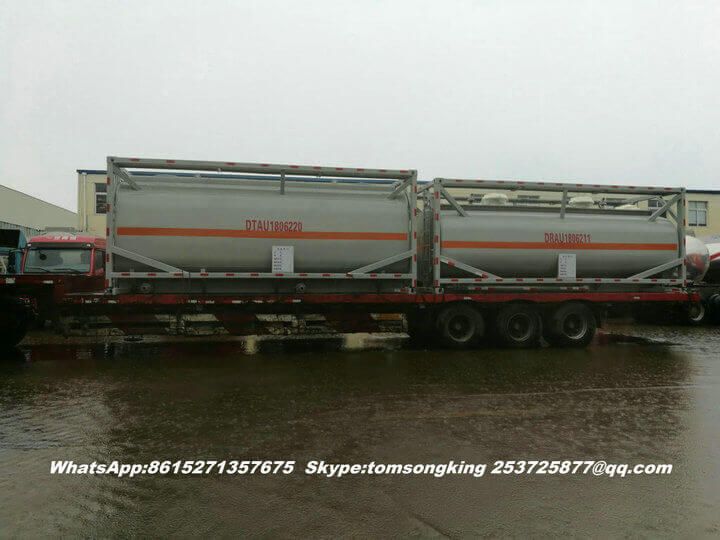 Steel lined PE ISO tank -76 Steel lined PE ISO tank -76