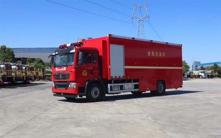 HOWO Mobile Laundry Truck (9) HOWO Mobile Laundry Truck (9)