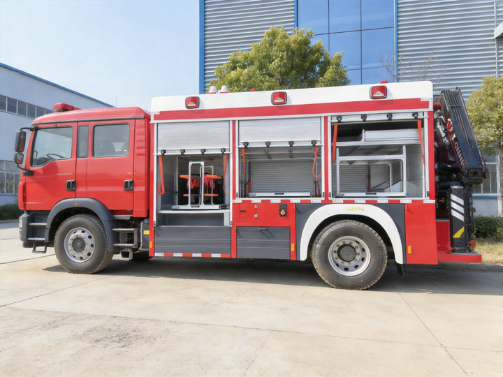 Howo Sitrak C5H heavy rescue fire trucks (5) Howo Sitrak C5H heavy rescue fire trucks (5)
