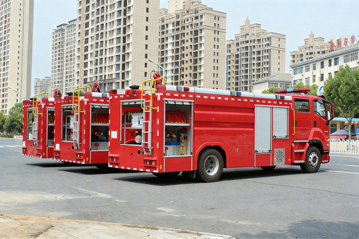 4500L fire engine Isuzu truck (3) 4500L fire engine Isuzu truck (3)